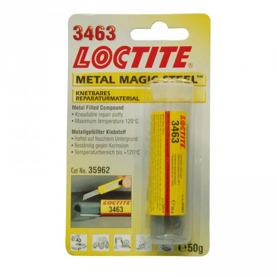 Loctite EA 3463 Metal Magic Steel/ 50 g - Epoxidová tyčinka - tekutý kov